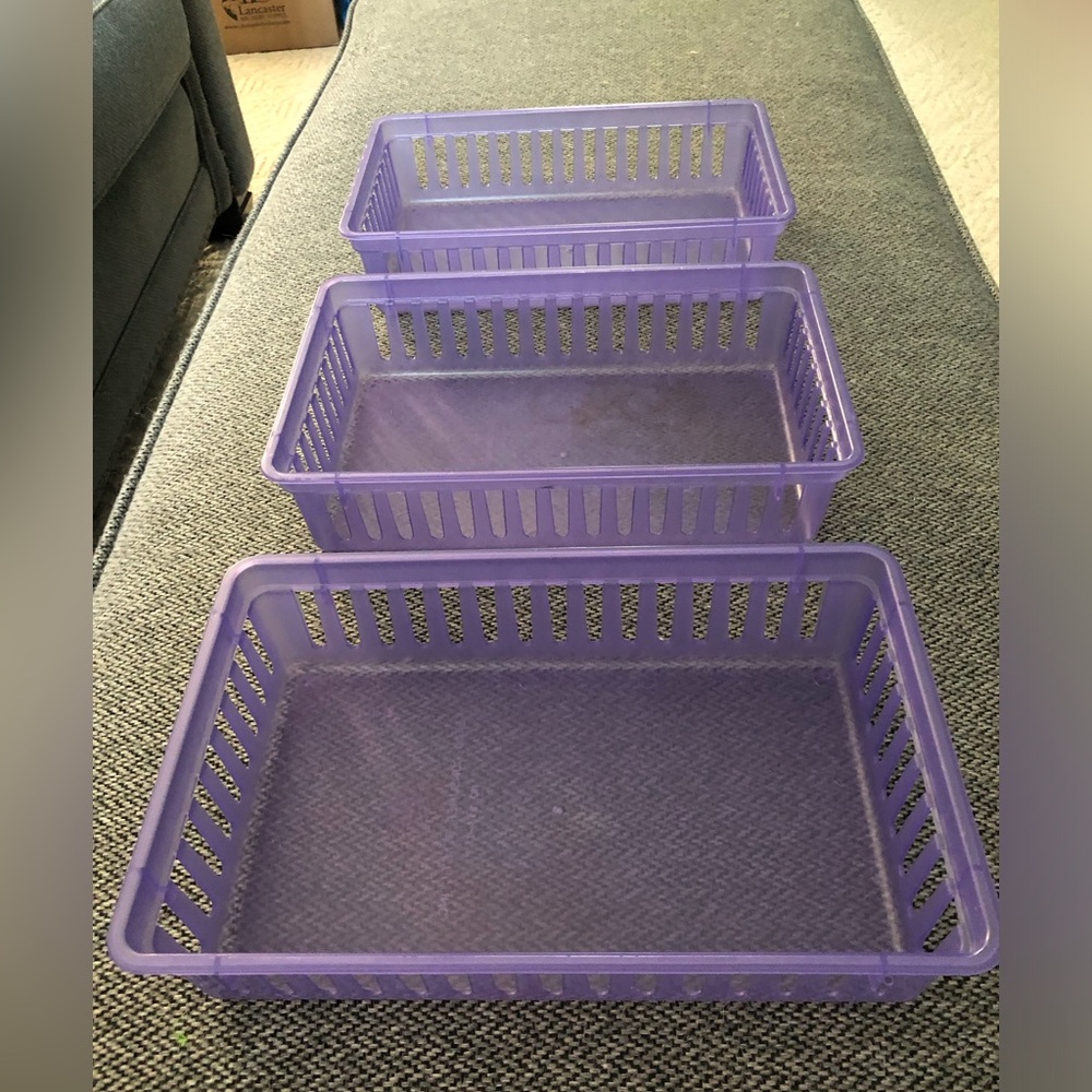 Ekco Plastic Storage Trays (3)